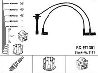 Set cablaj aprindere TOYOTA 1,6 AVENSIS 97- - OEM-NGK: 9171|RC-ET1301 - W02073343 - LIVRARE DIN STOC in 24 ore!!!