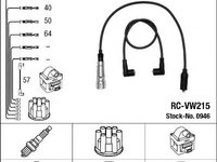 Set cablaj aprindere VOLKSWAGEN POLO (9N_) - OEM - NGK: RC-VW215 - Cod intern: W02605582 - LIVRARE DIN STOC in 24 ore!!!