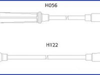 Set cablaj aprindere VW ATLANTIC I (16), VW DERBY (86), VW DERBY (86C, 80) - HCO 134474