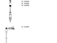 Set cablaj aprindere VW CADDY   (14) (1979 - 1992) BREMI 481