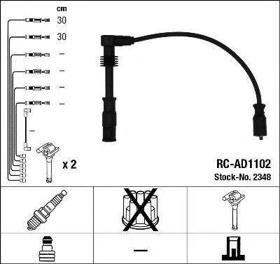 Set cablaj aprindere VW PASSAT 1,8/ A4 1,8 - Cod i