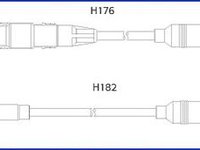 Set cablaj aprindere VW SHARAN (7M8, 7M9, 7M6), SEAT ALHAMBRA (7V8, 7V9) - HCO 134817