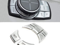 Set Capace Butoane Joystick Silver Compatibil Bmw Seria 2 F22 2012→ 8017