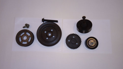 Set COMPLET Fulie Motor + Pinion Axa Came + Pinion Pompa Injectie + Role Ford Focus 1 MK1 1.8 TDDI 1998-2004 !