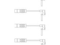 Set contacte avertizare, uzura placuta frana MERCEDES-BENZ A-CLASS (W168) (1997 - 2004) DELPHI LZ0120