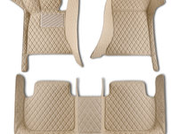 Set covoare Premium Lux piele eco Renault KADJAR SUV 2015-2021 bej