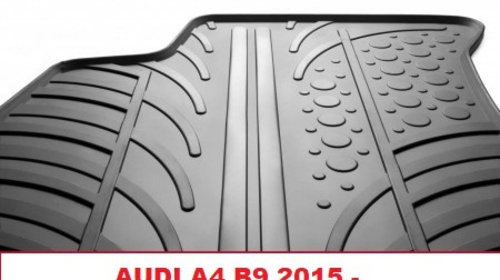 Set covorase auto cauciuc dedicate Audi A4 B9 2015 -