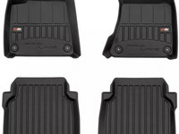 Set Covorase Auto Cauciuc Negro Audi A8 D4 2009-2017 Long Pro Line Tip Tavita 3D 3D427204