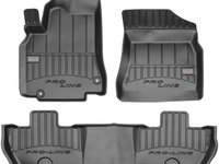 Set Covorase Auto Cauciuc Negro Citroen Berlingo 2 2008-2018 Pro Line Tip Tavita 3D 3D407251