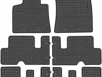 Set Covorase Auto Cauciuc Negro Citroen C4 Picasso 2 2013→ 7 Locuri 0648+06481