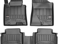 Set Covorase Auto Cauciuc Negro Hyundai i30 2 2011-2017 Pro Line Tip Tavita 3D 3D408067