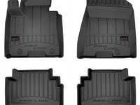 Set Covorase Auto Cauciuc Negro Land Rover Velar 2017→ Pro Line Tip Tavita 3D 3D408982