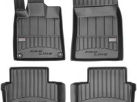 Set Covorase Auto Cauciuc Negro Peugeot 407 2004-2011 Pro Line Tip Tavita 3D 3D407497