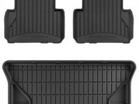 Set Covorase Auto Cauciuc Negro Seat Alhambra 2 2010→ Pro Line Tip Tavita 3D 3D409743 + Tavita Portbagaj Negro Seat Alhambra 2 2010→ TM403284