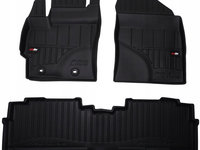 Set Covorase Auto Cauciuc Negro Toyota Verso 2009-2018 Pro Line Tip Tavita 3D 3D425224