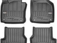 Set Covorase Auto Cauciuc Negro Volkswagen Golf 6 2008-2013 Pro Line Tip Tavita 3D 3D407145