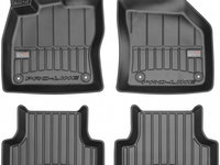 Set Covorase Auto Cauciuc Negro Volkswagen Golf 7 2012→ Pro Line Tip Tavita 3D 3D407060