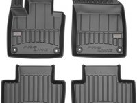 Set Covorase Auto Cauciuc Negro Volvo XC90 2 2014-2019 Pro Line Tip Tavita 3D 3D407831