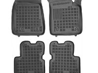 Set covorase auto din cauciuc Alfa Romeo Giulietta (940), 05.2010-, negru, presuri tip tavita, Rezaw 202504, Aftermarket