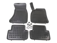 Set covorase auto din cauciuc Audi A4 (B8) 11.2007-12.2015 , presuri tip tavita marca Rezaw Plast