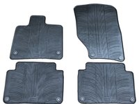 Set covorase auto din cauciuc Audi Q7 (4L) 2006-05.2015, Negru, Gledring, 4 buc.