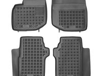 Set covorase auto din cauciuc Honda Jazz/Fit (Ge), 10.2008-12.2015, negru, presuri tip tavita, Rezaw 200904, Aftermarket