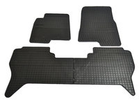 Set covorase auto din cauciuc Mitsubishi Pajero III 1999-2006, presuri BestAutoVest, culoare Negru, 4 buc.