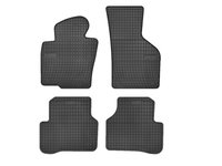 Set covorase auto din cauciuc pentru Ford Ranger 2015-&gt, prezent, presuri RapidAuto, Negru