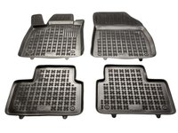 Set covorase auto din cauciuc Renault Talisman, 01.2016-, negru, presuri tip tavita, Rezaw 201924, Aftermarket