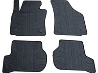 Set covorase auto din cauciuc Seat Leon 1P 2005-2013, Leon Cupra 2005-2013, Negru, Gledring, 4 buc.