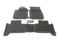 Set covorase auto din cauciuc Toyota Land Cruiser J120 01.2003-10.2009 , presuri tip tavita marca Rezaw Plast