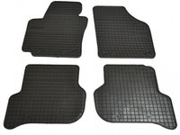 Set covorase auto din cauciuc Volkswagen Golf Plus 2005-2014 Seat Altea 2004-2015 Altea XL 2006-2015, presuri BestAutoVest, negre, 4 buc.