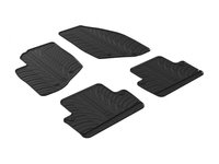 Set covorase auto din cauciuc Volvo V70 2000-2007, VX70 2000-2009, S60 2000-2009, Negru, Gledring, 4 buc.