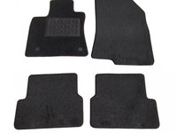 Set covorase auto din mocheta Dacia Sandero Iii 2021-, Sandero Stepway 2021-, Negru 4 Buc.