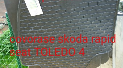 Set Covorase cauciuc dedicate SEAT TOLEDO cu 