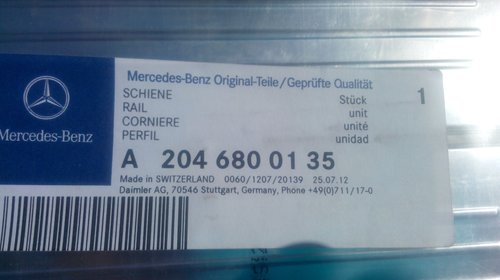Set crom pentru praguri originale Mercedes C-Class W204, S204