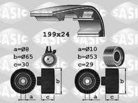 Set curea de distributie ALFA ROMEO 166 limuzina (936), FIAT CROMA (194), ALFA ROMEO 159 limuzina (939) - SASIC 1756024