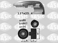 Set curea de distributie AUDI 90 (8C, B4), AUDI 80 Avant (8C, B4), SEAT CORDOBA limuzina (6K1, 6K2) - SASIC 1756037