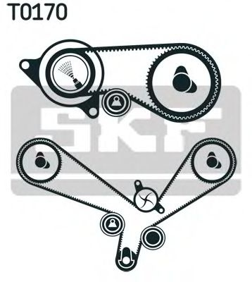 Set curea de distributie AUDI A6 Avant (4B5, C5) (