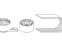 Set curea de distributie Citroen BERLINGO I caroserie (M_), Citroen BERLINGO (MF), PEUGEOT RANCH caroserie (5) - TOPRAN 723 054