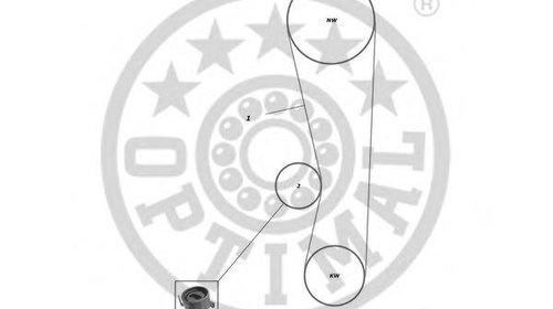 Set curea de distributie DAIHATSU SPORTRAK (F