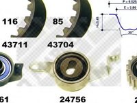 Set curea de distributie FORD MONDEO (GBP), FORD MONDEO combi (BNP), FORD FIESTA Mk III (GFJ) - MAPCO 23633