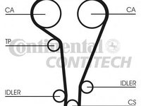 Set curea de distributie FORD MONDEO (GBP), FORD MONDEO combi (BNP), FORD ESCORT Mk V (GAL) - CONTITECH CT728K1