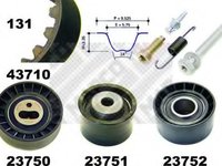 Set curea de distributie FORD MONDEO (GBP), FORD MONDEO combi (BNP), FORD ESCORT Mk V (GAL) - MAPCO 23710