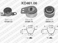 Set curea de distributie HONDA CIVIC Mk IV hatchback (MA, MB), ROVER 400 hatchback (RT), HONDA CIVIC Mk V hatchback (EJ, EK) - SNR KD461.06