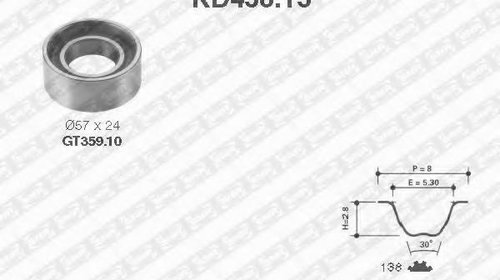 Set curea de distributie LANCIA DEDRA (835), 