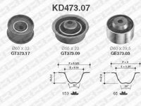 Set curea de distributie MITSUBISHI COLT Mk III (C5_A), MITSUBISHI ECLIPSE (D2_A), MITSUBISHI GALANT Mk IV limuzina (E3_A) - SNR KD473.07