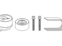 Set curea de distributie OPEL ASTRA G hatchback (F48_, F08_), OPEL ASTRA G combi (F35_), OPEL ASTRA G limuzina (F69_) - TOPRAN 207 938