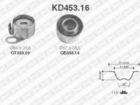 Set curea de distributie OPEL FRONTERA A Sport (5_SUD2), VAUXHALL BRAVA pick-up, OPEL CAMPO (TF_) - SNR KD453.16