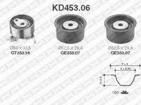 Set curea de distributie OPEL OMEGA B combi (21_, 22_, 23_), OPEL ASTRA F (56_, 57_), OPEL ASTRA F Cabriolet (53_B) - SNR KD453.06